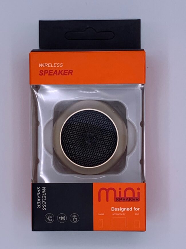 Universal BlueTooth Mini Speaker 5 Colors Black, Red, Blue, Gold & Silver