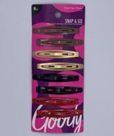 Goody - Snap & Go Contour Clip Oval Metal - 8 Pcs