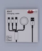4 IN 1  Magnetic Charger Cable Universal for iPhone, Android, Samsung Type C & Apple Watch