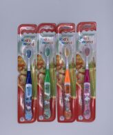 ToothBrush - Kids Soft - Tooth Brush - Anti Slip Grip - Asst. Colors, Blue, Green, Orange & Pink. - Dental