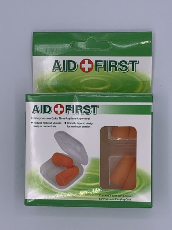 Ear Plugs  - 2 Pair, 4 Total