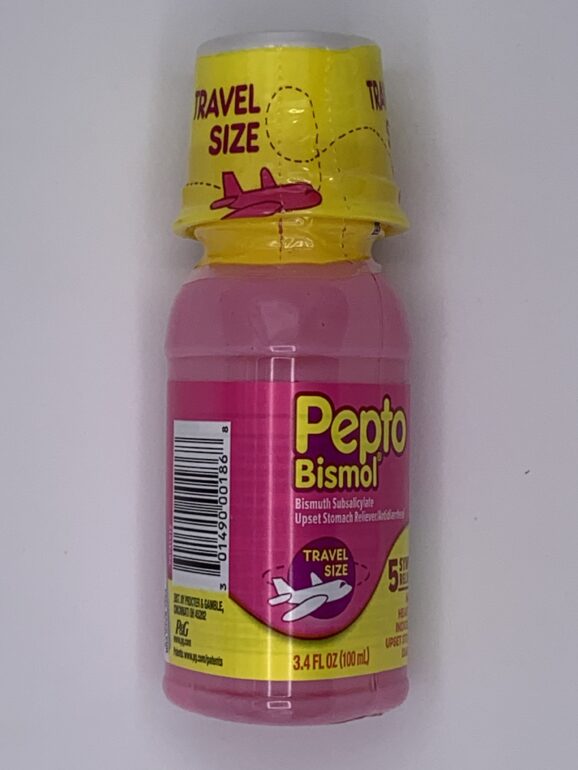 Pepto Bismol Bottle 3.4 oz. Travel Size