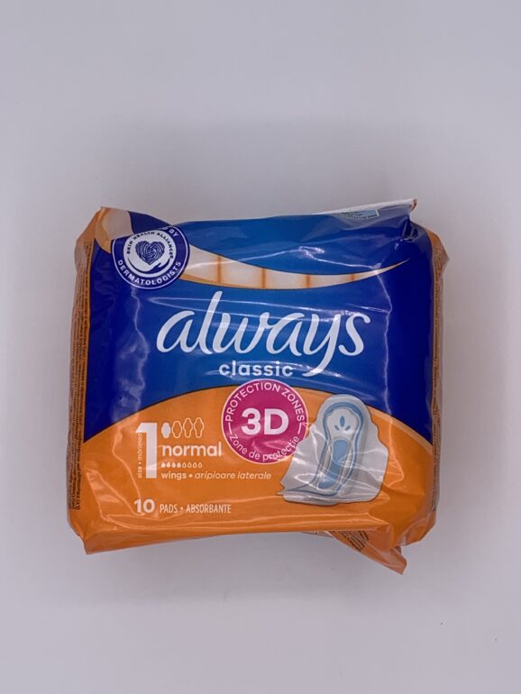 Always Orange Classic Normal with Wings Size 1 - 10 Sanitary Pads