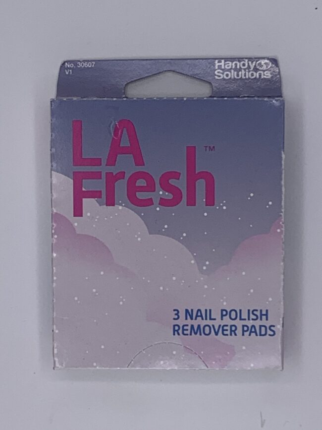 LA Fresh Acetone Nail Polish Remover Pads - 3 pk.