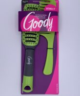 Goody Hair Brush and Comb - Detangle It - On The Go Styling - Nylon Bristles