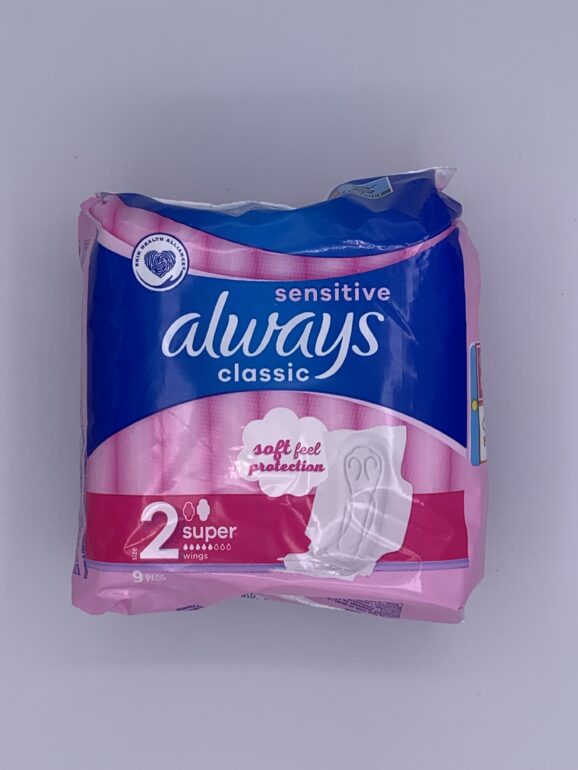 Always Pink Super Classic with Wings Size 2 - 10 Sanitary Pads