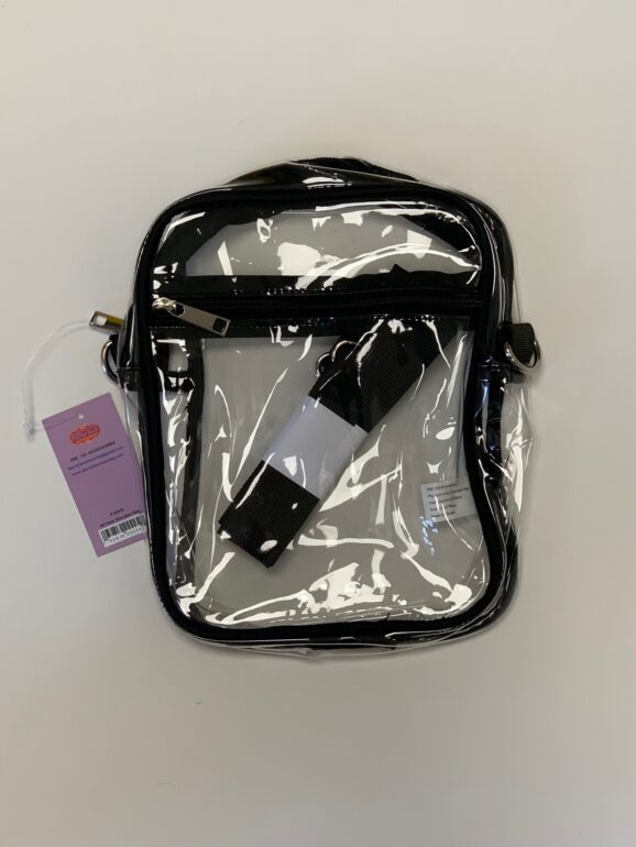 All Clear Shoulder Messenger Bag - Black Color
