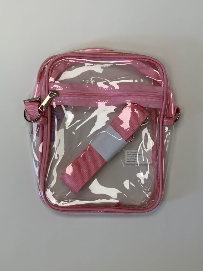 All Clear Shoulder Messenger Bag - Pink Color