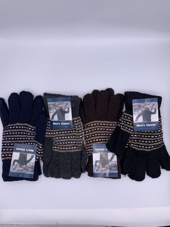 Women's / Unisex Winter Gloves 4 Asst. Colors