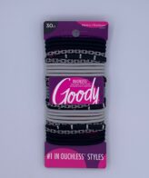Goody's Brand 30 pc Assorted Color Elastics - No Metal - Ouchless