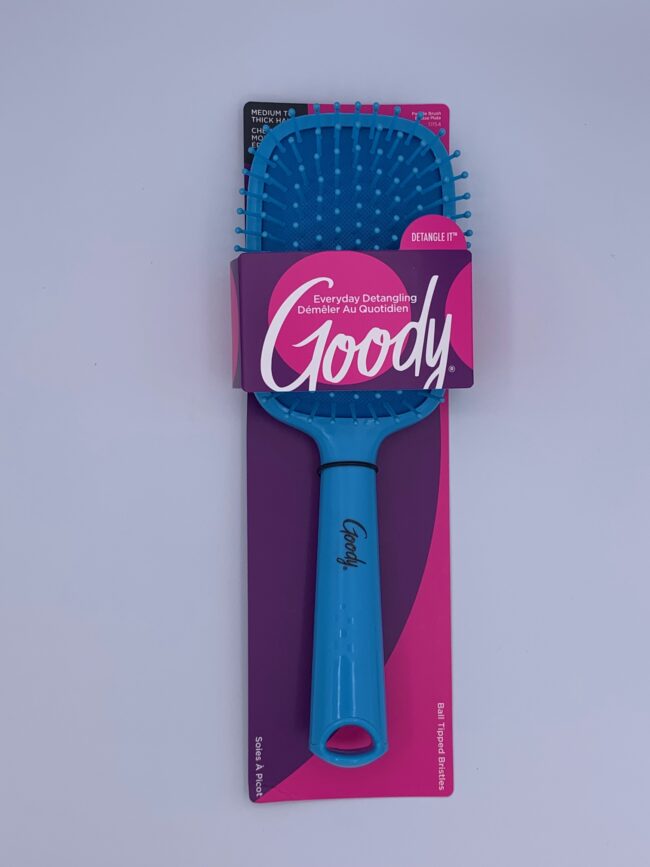 Goody Hair Brushes - Paddle w / Grip Handle - Ball Tipped Bristles