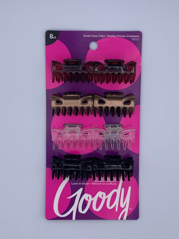 Goody's 8 Small Hair Claw Clips