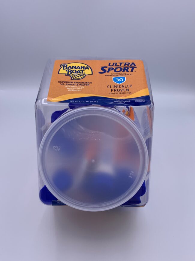 Banana Boat Sport Sunscreen SPF 30 1 oz. Tube 24 Count Jar, Suntan Sun Tan