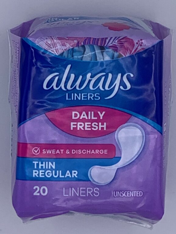 Always Daily Panty Liners 20 Count