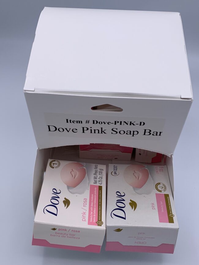 Dove Pink Bars 6 Ct. Shelf Dispenser