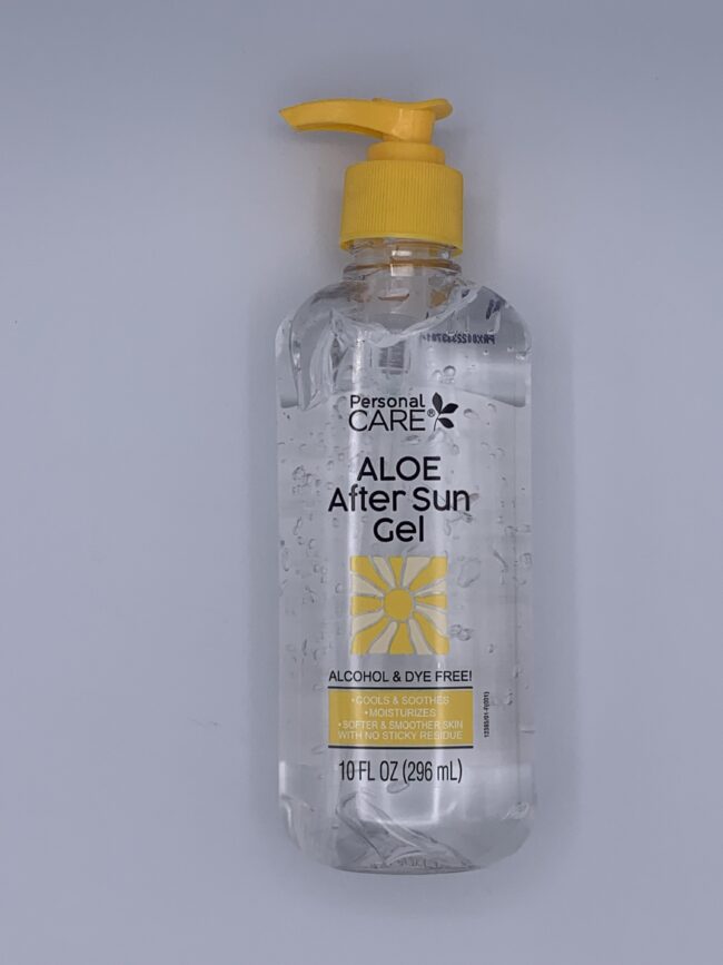 Aloe After Sun Gel  *  Alcohol & Dye Free  *  XL 10oz Bottle with Pump Suntan Sun Tan