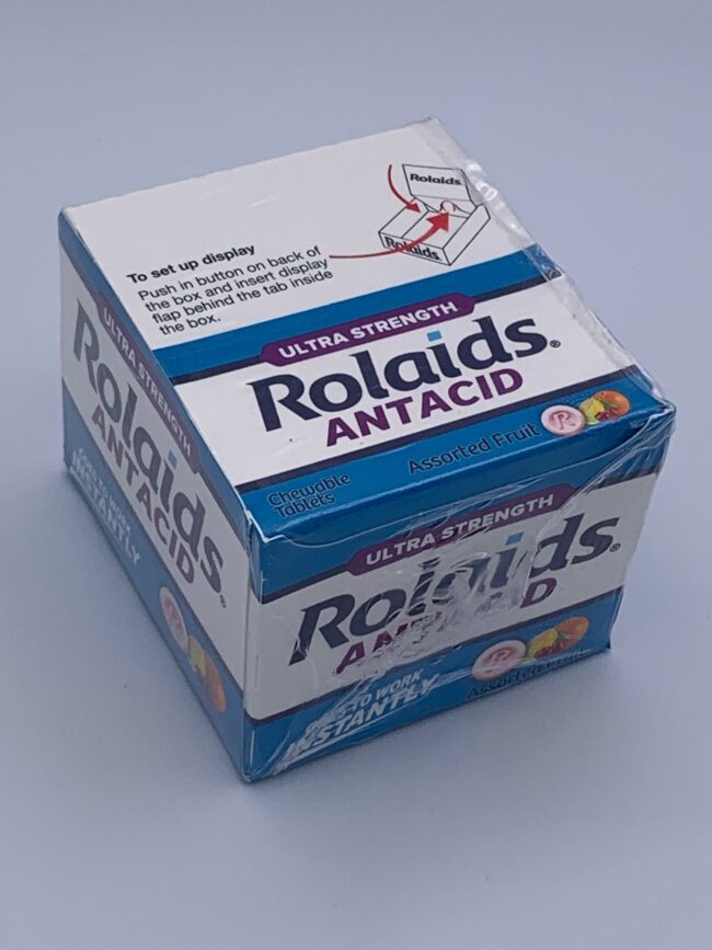 Rolaids Assorted Fruit 12 count. (MSRP $2.99 ea.)