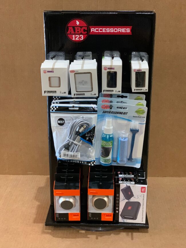 Cellphone Accessories Rack