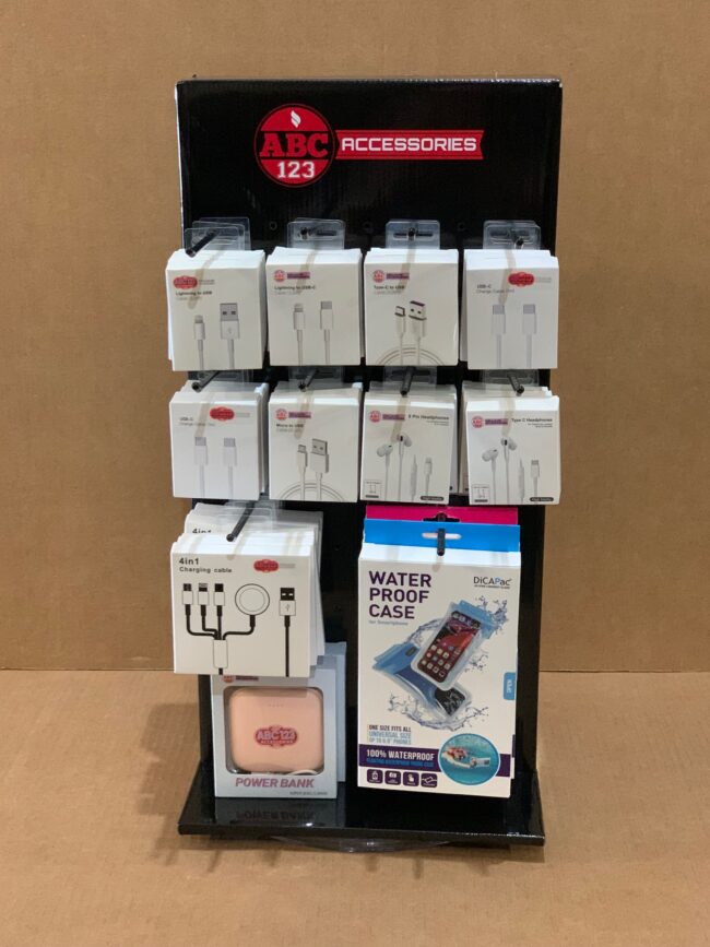Cellphone Accessories Rack