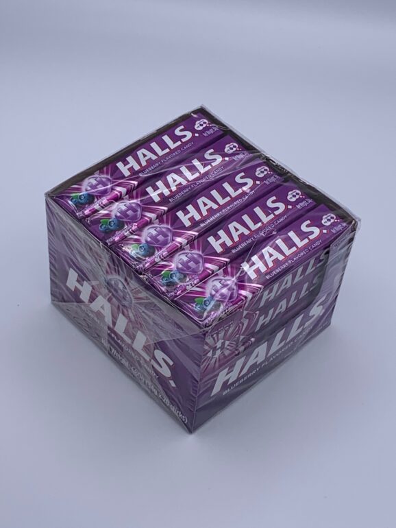 Halls 20 pk. - Blueberry Flavored Candy (MSRP $2.99 ea.)