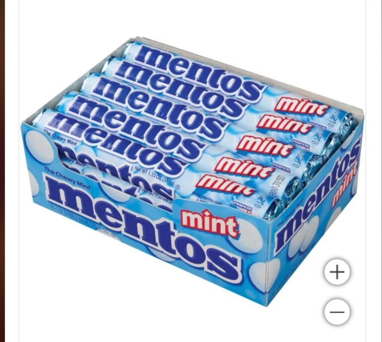 Mentos® The Chewy Mint - 15 Rolls