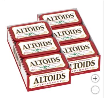 Altoids Peppermint Mints - Strong Mints * 12 ct