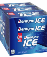 Dentyne Ice Sugar Free Gum, Peppermint, 12-count