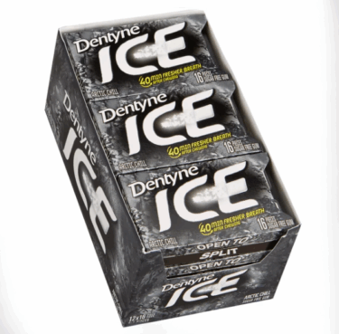 Dentyne Ice Sugar Free Gum, Arctic Chill, 16 Pieces, 12-count