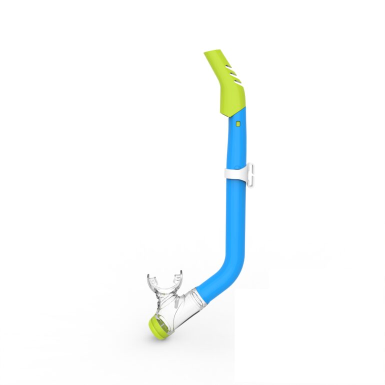 Snorkel for Kids - Liquid Silicone Mouthpiece & Flexible Tube - Silicone Valve