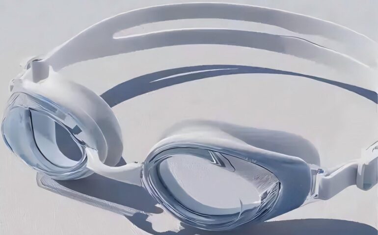 Swimming Googles for Adults. Silicone Gasket & Straps