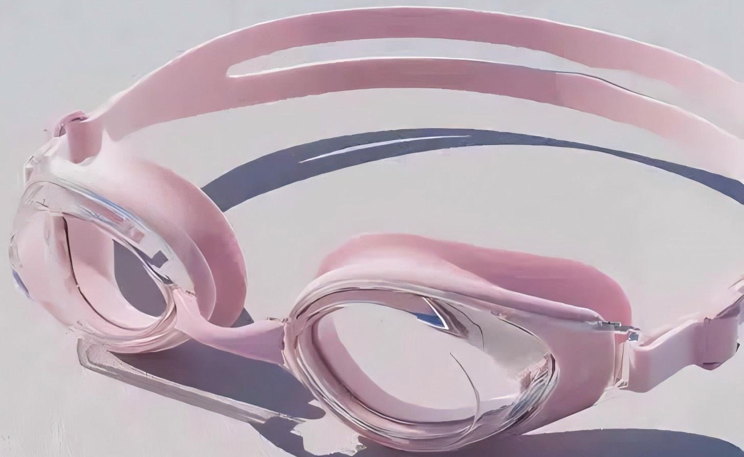 Swimming Googles for Adults. Silicone Gasket & Straps