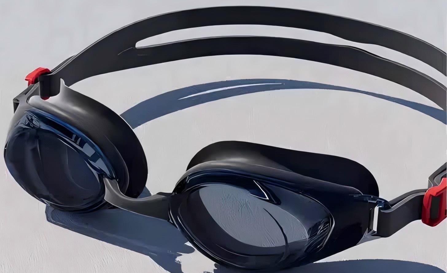 Swimming Googles for Adults. Silicone Gasket & Straps