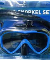 Diving Set for Kids - Liquid Silicone Gasket & Flexible Mouthpiece - Silicone Strap & Valve - Tempered Glass Lens