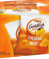 Goldfish Baked Snack Crackers, Cheddar, 1 oz, 45-count