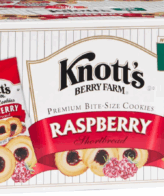 Knott's Berry Farm Premium Shortbread Cookies, Raspberry, 2 oz, 36-count