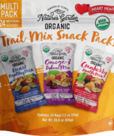 Nature's Garden Organic Trail Mix Snack Packs, Variety Pack, 1.2 oz, 24-count