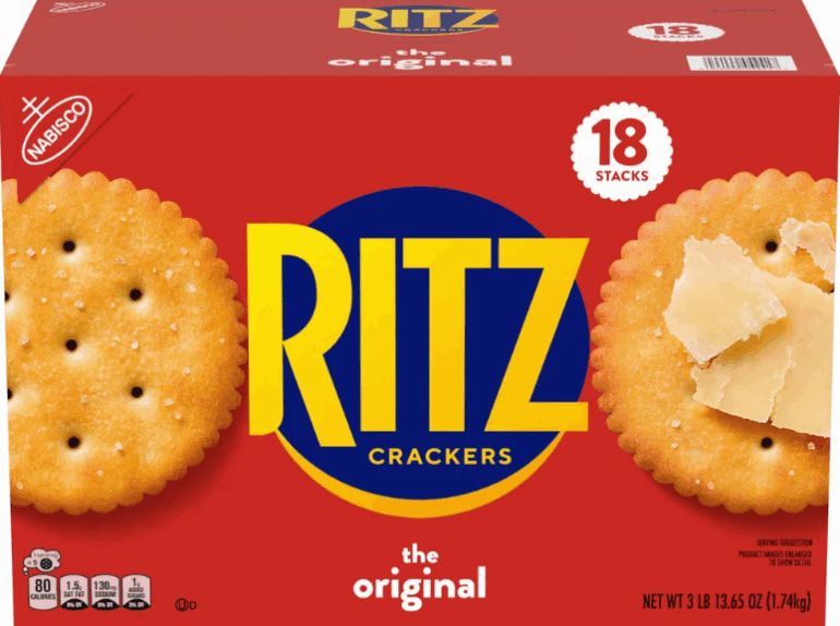 RITZ Crackers, Original, 61.65 oz, 18-count