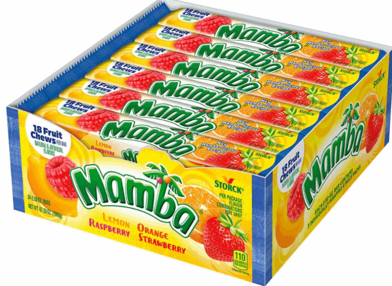 Mamba Fruit Chews, 2.8 oz, 24-count