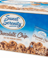 Sweet Serenity Bite Size Premium Cookies, Chocolate Chip, 2 oz, 30-count