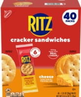RITZ Cracker Sandwiches, Cheese, 40-count