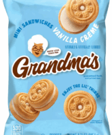 Grandma's Mini Sandwiches Cookies, Vanilla Creme, 3.71 oz, 24-count