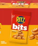 RITZ Bits Cracker Sandwiches, Cheese, 1.5 oz, 30-count