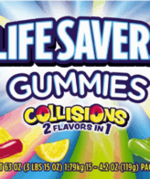 Life Savers Gummy Candy, Collisions, Share Size, 4.2 oz, 15-count
