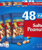 Planters, Salted Peanuts, 1 oz, 48-count