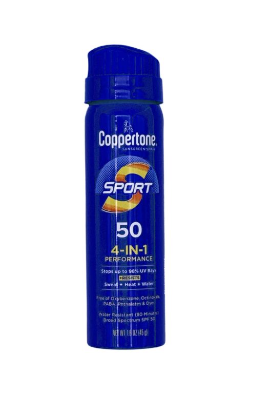 Coppertone Sport SPF 50   4 In 1   Spray 1.6 oz.