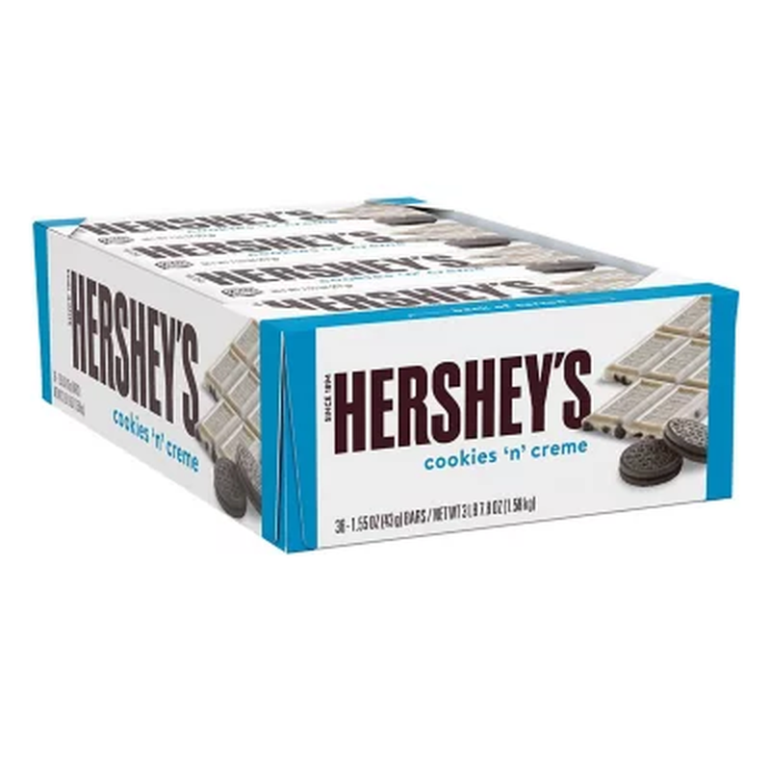 HERSHEY'S COOKIES 'N' CREME Candy Bars (36 Ct.)