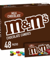 M&M'S Milk Chocolate Candy Full Size Bulk Pack (1.69 Oz., 48 Ct.)